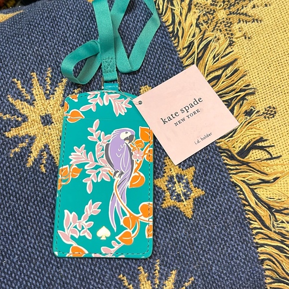 Kate Spade Parrot ID card holder with straps - Picture 1 of 1